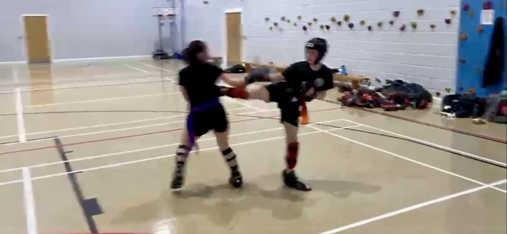 Josh Abram sparring/training form